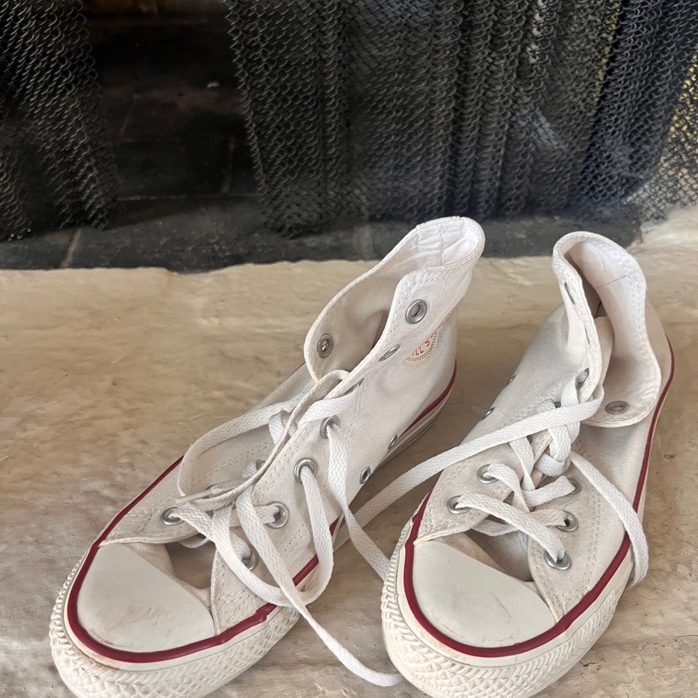 White High Top Converse